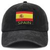 Spain Hats for Women Men, Spanish Flag Baseball Cap, Fathers Day Patriotic Christmas Birthday Gifts for Dad Mom Papa Mama Grandpa Husband Wife Black view 1