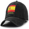 Spain Hats for Women Men, Spanish Flag Baseball Cap, Fathers Day Patriotic Christmas Birthday Gifts for Dad Mom Papa Mama Grandpa Husband Wife Black view 2