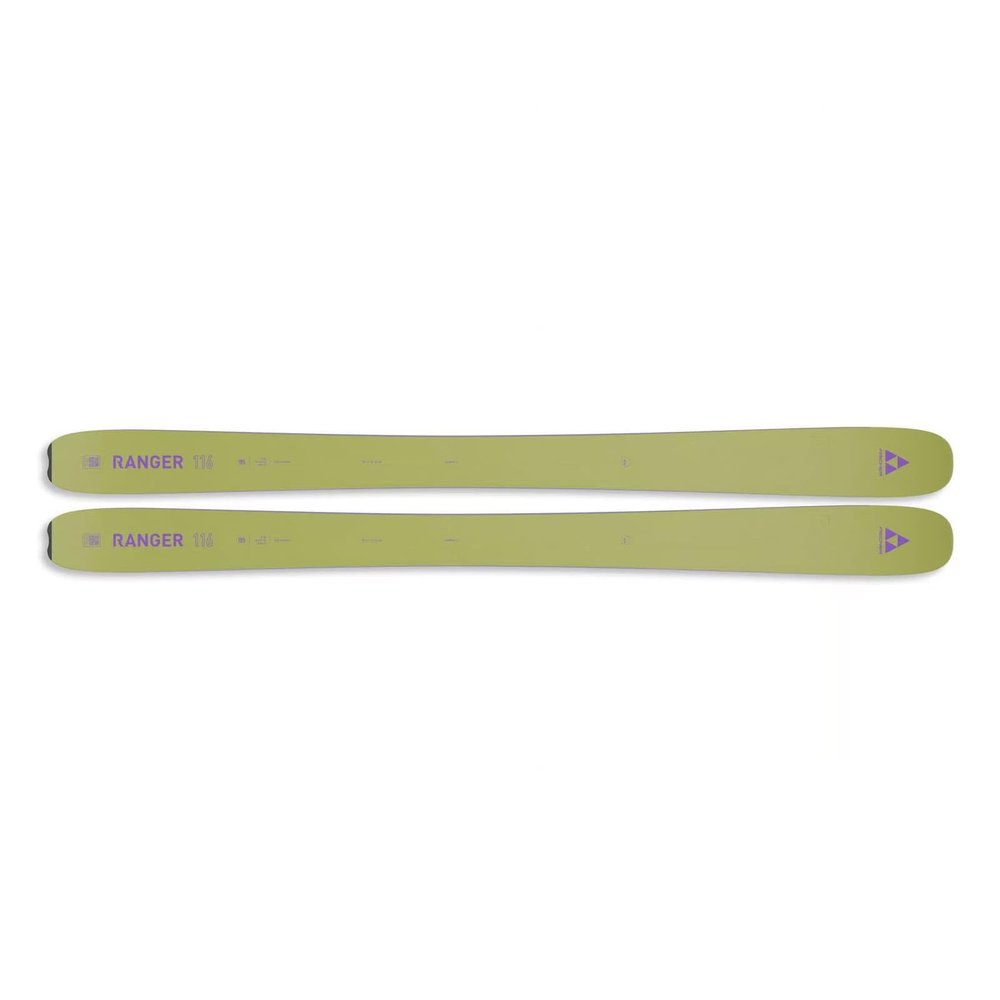FISCHER Ranger 116 Freeride Alpine Ski Flat, Color: Olive, Size: 180 (A17524-180)