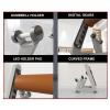 NYZAL Commercial Adjustable Single Leg Squat Stand, Leg Lunge for Bodyweight or Dumbbell Use, Lower Body Specialty Machine view 3