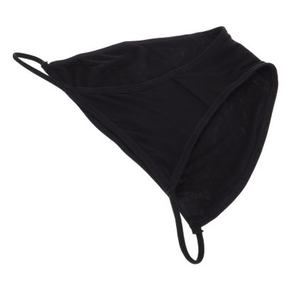 BIUDECO High Cut Ballet Romper Strings Briefs Women's Underwear for Gymnastics Dance Yoga Seamless Low Waist Black
