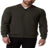 32 Degrees Heat Full Zip Cordless Textured Fabric Hoodie (US, Alpha, Small, Regular, Regular, Green) view 1