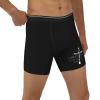 CRJSNYEAG Religious Christian Faith Jesus-Romans 116 Mens Comfort Flex Fit Boxer Briefs Medium Black view 2