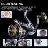 Accuretta Saltwater Spinning Reel,13+1BB Ultra Smooth Saltwater Fishing Reels,Powerful Carbon Drag,CNC Aluminum Spool & Handle view 3