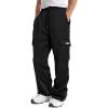 Baggy Cargo Pants Men Casual Drawstring Waist Open Bottom Sweatpants Lightweight Loose Fit Work Pants Multi Pockets Camping Hiking Pants Mens Lightweight Outdoor Work Pants Mens Stretch Travel Pants view 1