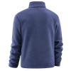ZYXTIM Men's Polar Fleece Pullover Winter Shirts Quarter Zip Stand Collar Warm Sweater Big&Tall Cozy Casual Lounge Base Layer Blue view 3