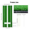 Grebest Softball Pitching Mat, 10' x 3' Softball Pitching Mound with Rubber, Non-Slip Backing & Artificial Turf, Portable Practice Mat Artificial Grass Pitching Mat for Indoor & Outdoor Red White view 2