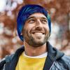 Tropical Palm Leaf Beanie Hats for Women Men Slouchy Beanies Winter Hats Skull Cap Warm Velvet Cancer Headwear view 2