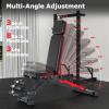 Fostoy 1200LBS Weight Bench, Heavy Duty Adjustable Workout Bench for Home Gym, Weights Lifting Bench Press with Headrest for Full Body Exercise, Incline Decline Sit Up Strength Training Benches view 3