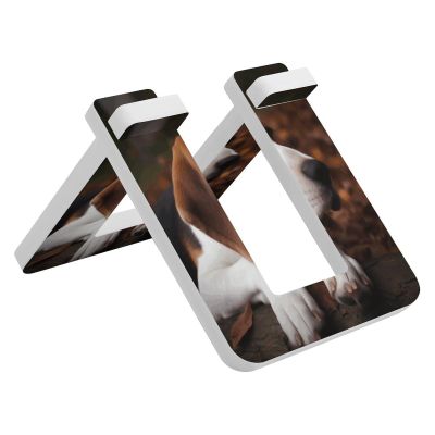 NHYDSPQ Bicycle Floor Type Parking Rack Stand,Cute Beagle Print Pvc Bike Stand,Balancing Bike Display Stand for Indoor Outdoor