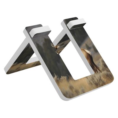 NHYDSPQ Bicycle Floor Type Parking Rack Stand,Bull Elk Print Pvc Bike Stand,Balancing Bike Display Stand for Indoor Outdoor