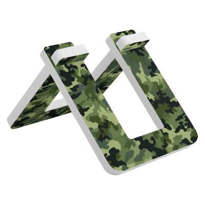 NHYDSPQ Bicycle Floor Type Parking Rack Stand,Green Print Pvc Bike Stand,Balancing Bike Display Stand for Indoor Outdoor