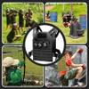 XJKLBYQ Weighted Vest,Kids Tactical Vest,Waterproof & Wear-Resistant Nylon Workout Vest with Adjustable Belt,One Size Airsoft Vest Kids Costume with Hidden Pocket for Outdoor/Black view 3