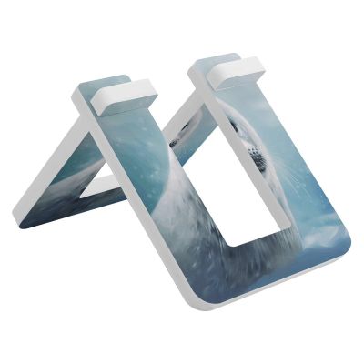 NHYDSPQ Bicycle Floor Type Parking Rack Stand,Harp Seal Print Pvc Bike Stand,Balancing Bike Display Stand for Indoor Outdoor