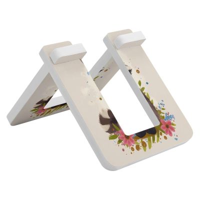 NHYDSPQ Bicycle Floor Type Parking Rack Stand,Raccoon Print Pvc Bike Stand,Balancing Bike Display Stand for Indoor Outdoor