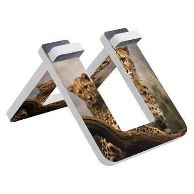 NHYDSPQ Bicycle Floor Type Parking Rack Stand,Cool Leopard Print Pvc Bike Stand,Balancing Bike Display Stand for Indoor Outdoor