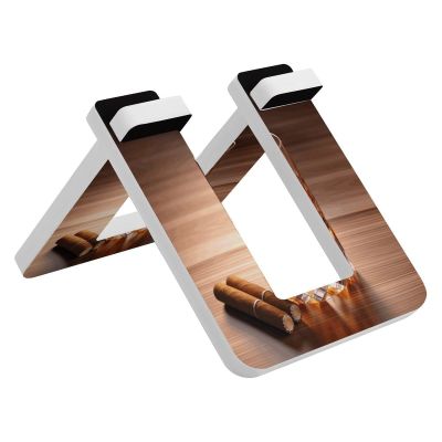 NHYDSPQ Bicycle Floor Type Parking Rack Stand,Brown Liquor in Cup Print Pvc Bike Stand,Balancing Bike Display Stand for Indoor Outdoor