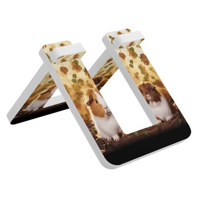 NHYDSPQ Bicycle Floor Type Parking Rack Stand,Guinea Pigs Print Pvc Bike Stand,Balancing Bike Display Stand for Indoor Outdoor