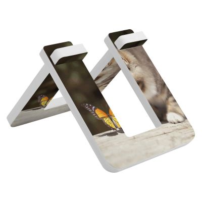 NHYDSPQ Bicycle Floor Type Parking Rack Stand,Cat And Butterfly Print Pvc Bike Stand,Balancing Bike Display Stand for Indoor Outdoor
