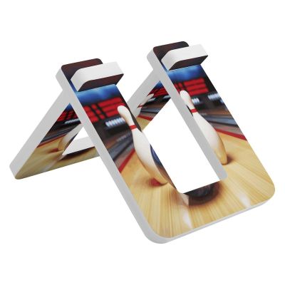 NHYDSPQ Bicycle Floor Type Parking Rack Stand,Bowling Print Pvc Bike Stand,Balancing Bike Display Stand for Indoor Outdoor