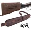 1 Set of Gun Buttstock Cheek Rest Pad with Shell Holder Sling for .22lr .22mag .17hmr