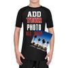 O2TEE Boys Girls Custom Front Back Short Sleeve BJJ MMA Rashguard Fight Shirt for Sportswear, (5 Age) XS view 1