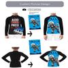 O2TEE Boys Girls Custom Front Back Short Sleeve BJJ MMA Rashguard Fight Shirt for Sportswear, (5 Age) XS view 2