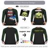 O2TEE Boys Girls Custom Front Back Short Sleeve BJJ MMA Rashguard Fight Shirt for Sportswear, (5 Age) XS view 3