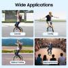 16/24 Inch Wheel Unicycle with Steel Rim, Unicycle Electric Wheel Skidproof Mountain Tire Cycling Sports Exercise with Adjustable Seat, Adults Kids Outdoor Sports Fitness Exercise Tool (24Inch Blue) view 2