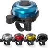 Bike Bell, 100 db, Waterproof and Rustproof Aluminum, Suitable for Bicycle, Scooter, Tricycle, Mountain Bike (Blue)
