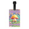 Fantasy Dream Mushroom Luggage tag, Travel Luggage tag, Children's School Bag, Sports Bag, Briefcase, Golf Bag Privacy tag view 1