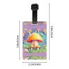 Fantasy Dream Mushroom Luggage tag, Travel Luggage tag, Children's School Bag, Sports Bag, Briefcase, Golf Bag Privacy tag view 4