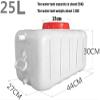 Food-Grade Plastic Car Water Storage Container Faucet with Lid Rectangular Rainwater Collection Bucket Household Water Tank view 4