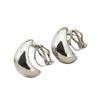 Newless Light Luxury Droplet Shaped Ear Jewelry Clips for Adapting Pierced Earrings to Clip-on Earrings Jewelry Gift,Silver view 1