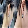 Newless Light Luxury Droplet Shaped Ear Jewelry Clips for Adapting Pierced Earrings to Clip-on Earrings Jewelry Gift,Silver view 4