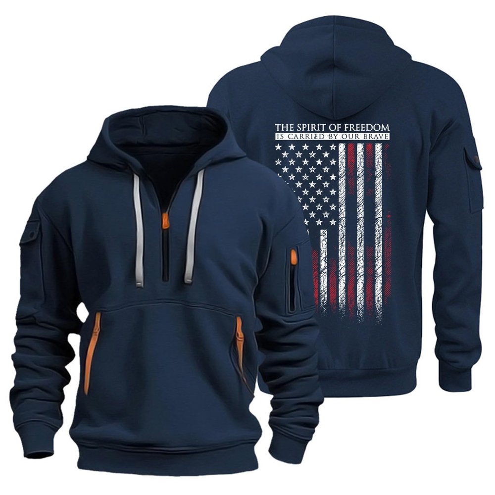 MGWTFZDL Sweaters For Men Sueter Para Hombre Tactical Sweatshirts Half Zip Hoodie Men