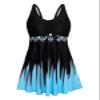 Arolina Tankini Swimdress for Women Tummy Control Two Piece Modest Swimsuit Dress Sexy Drawstring Bathing Suit for Beach view 1