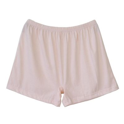 4-Pack Women's Boxer Briefs Plus Size Underwear Boyshorts Panties Cotton High Waisted Middle Elderly Underpants Shorts