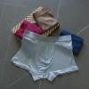 100% Mulberry Silk Men's Boxer Briefs Underwear Panties Mid Waist Shorts Thin Seamless Soft Daily Underpants view 2