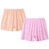 2PCS 100% Cotton Women's Boxer Briefs Loose Shorts Underwear Panties Boyshorts Soft for Seniors Middle Elderly Ladies view 1