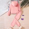 AIMAOMI Baby Boy Clothes Long Sleeve Sweatshirt Toddler Fall Winter Pants Set Fleece Top Pants Outfits (Pink, 6-7 Years) view 3