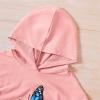 AIMAOMI Baby Boy Clothes Long Sleeve Sweatshirt Toddler Fall Winter Pants Set Fleece Top Pants Outfits (Pink, 6-7 Years) view 4