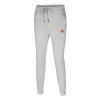 Mens Cargo Sweatpants Cotton Heavyweight Thick Elastic Waist Sweatpants Big and Tall Fall Winter Workout Jogger Pants with Pockets Grey view 2