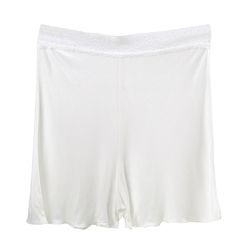 100% Mulberry Silk Women's Shorts Boxer Briefs Underwear High Waist Boyshorts Panties Soft Loose Daily Sleep Underpants