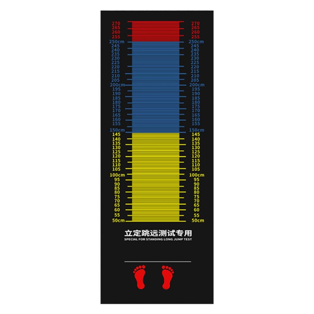 Standing Jumping Mat Long Jump Mat, Workout Training Rubber Pad, Fitness Practice Exercise Mats, Wear-resistant Jump Rope Mat, for Gym School Home Exercise (Adult)