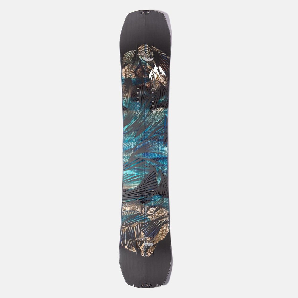 Jones Mountain Twin Split Snowboard Black Blue 160