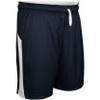 Swish Reversible Basketball Shorts, Men's Small, Navy, White view 1