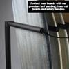 SoCal Surf Rackz Veritcal Surfboard Storage Rack - Durable Wood and Premium Turf Base with Safety Bungee (Black, 6 Board) view 4