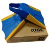 DORSAL Bodyboard Bodysurfing Floating Swimfins (Flippers) Blue/Yellow XX-Small - Mens US Size 3-4 view 1