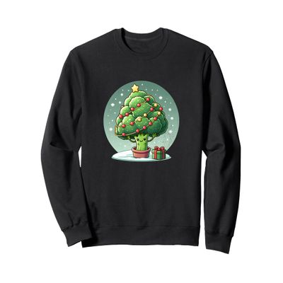 Broccoli Christmas Tree Sweatshirt